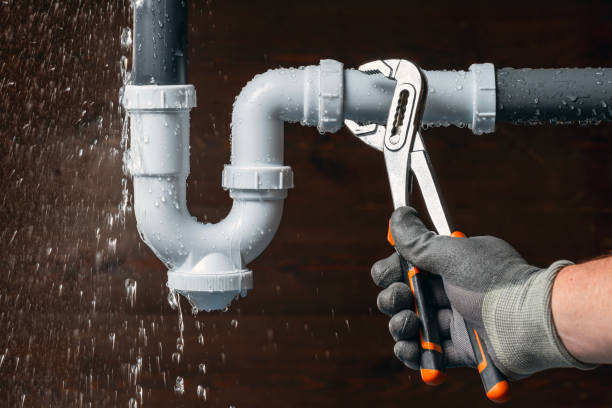 Professional Plumber technician working in Newfoundland, NJ